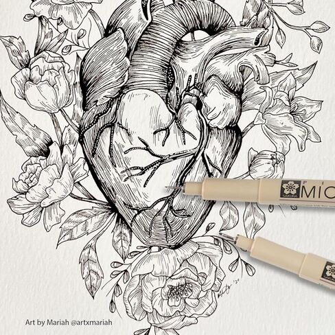 Sakura 30061 3-Piece Pigma Micron Blister Card Ink Pen Set, Black in Kuwait