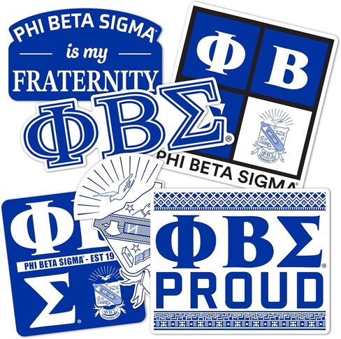 ملصقات صبار الصحراء Phi Beta Sigma ملصقات PBS GOMAB Divine 9 ورقات متعددة الحجم ملصق لزجاجة مياه للكمبيوتر المحمول (T2-10) in Saudi Arabia