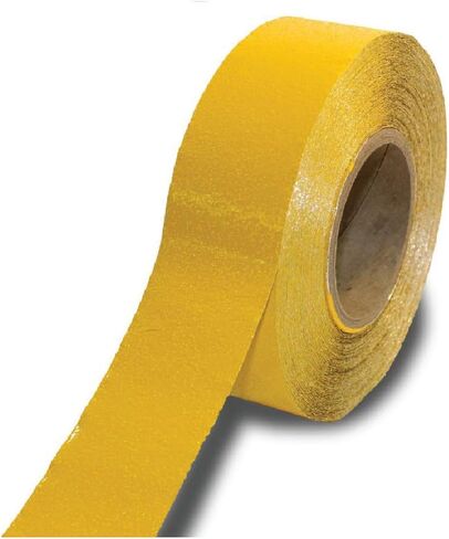 ifloortape Yellow Reflective Foil Outdoor Pavement Marking Tape | Conforms to Rough or Smooth Asphalt and Concrete Surfaces (2 Inches x 50 Feet per Rolls) in Saudi Arabia