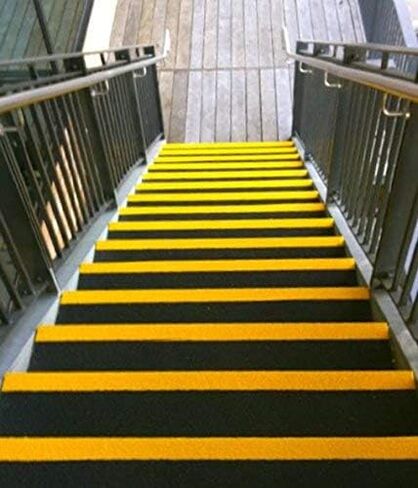 ifloortape Yellow Reflective Foil Outdoor Pavement Marking Tape | Conforms to Rough or Smooth Asphalt and Concrete Surfaces (2 Inches x 50 Feet per Rolls) in Saudi Arabia