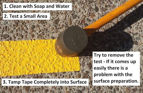ifloortape Yellow Reflective Foil Outdoor Pavement Marking Tape | Conforms to Rough or Smooth Asphalt and Concrete Surfaces (2 Inches x 50 Feet per Rolls) in Saudi Arabia