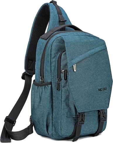 NICGID Sling Bag Backpack, 13.3'' 14.1'' Laptop Bag Crossbody Shoulder Chest Backpacks Travel Outdoors for Men Women in Saudi Arabia