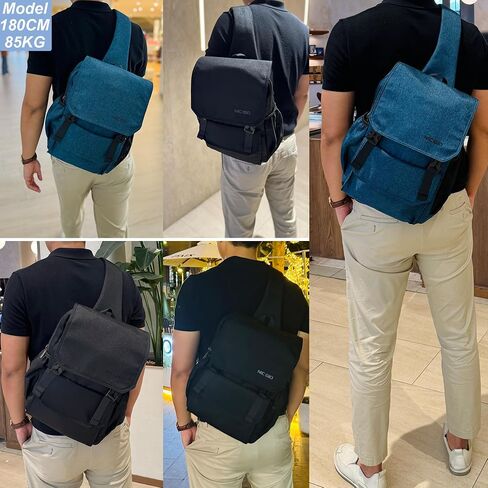 NICGID Sling Bag Backpack, 13.3'' 14.1'' Laptop Bag Crossbody Shoulder Chest Backpacks Travel Outdoors for Men Women in Saudi Arabia