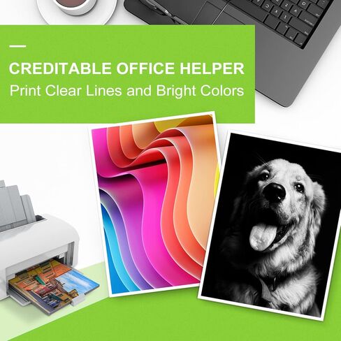 901 خراطيش الحبر | استبدال خرطوشة الحبر المعاد تصنيعها لحزمة HP 901XL 901 XL Combo Pack لطابعة HP Officejet 4500 J4500 J4524 J4540 J4550 J4580 J4624 J4640 J4660 (1 أسود، 1 ثلاثي الألوان) in Kuwait