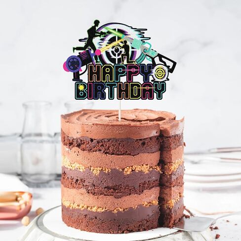Dragon Happy Birthday Cake Topper,Red Glitter Wild Dragon Cake Pick,Wild Dragon Cake Decoration for Dragon Theme Birthday Party Cake Decoration. in Saudi Arabia