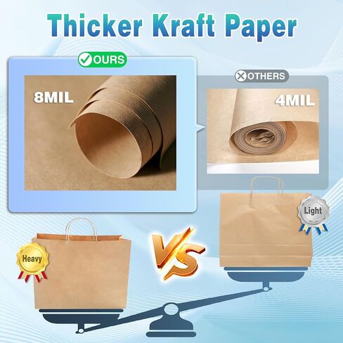 HAPPY CHEERS Kraft Paper Gift Bags,80 Pack Large Paper Bags with handles,16x6x12 Inches Thick Large Paper Shopping Bags for Boutique,Christmas Design in Saudi Arabia