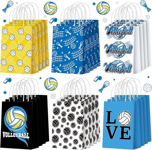 24 Pcs Candy Sweet Land Goodie Bags with Handles Lollipop Gift Bags Candy Party Favors Bags Sweet Candy Treat Bags Candy Shop Theme Bags for School Birthday Wedding Baby Shower Party Decor in Kuwait