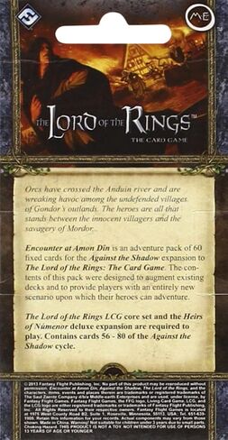 The Lord of the Rings The Card Game The Fate of Wilderland ADVENTURE PACK - Cooperative Adventure Game, Strategy Game, Ages 14+, 1-4 Players, 30-120 Min Playtime, Made by Fantasy Flight Games in Saudi Arabia