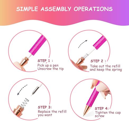 TECKWRAP 7 قطع من قلم إطلاق الهواء، قلم لامع قابل للسحب لمشروع الحرف اليدوية من الفينيل (أصفر، فوشيا، أرجواني، أزرق، برتقالي، وردي، أخضر) in Kuwait