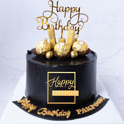 5 قطع أكريليك عيد ميلاد سعيد كعكة القبعات العالية كعكة ذهبية توبر أكريليك كعكة عيد ميلاد لوازم أكريليك كعكة توبر مرآة زينة كعكة ذهبية للكعك DIY لوازم حفلات أعياد الميلاد in Saudi Arabia