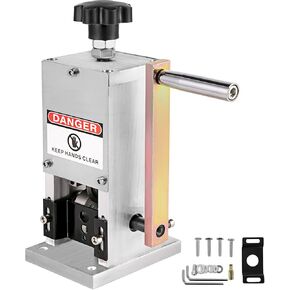 Happybuy Wire Stripping Machine DA 0.06 inch -1.5 inch,Wire Stripper Machine 11 Channels 10 Blades, Automatic Wire Stripping Tool with Manual Hand Cranked Industrial for Recycling Copper Wire