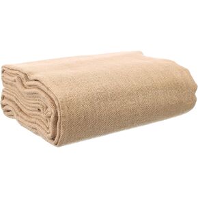 CleverDelights 60" Burlap Fabric - 10 Yards - Finished Edge with Trimmable Rustic Fringe - 100% Jute Burlap Fabric - 60 Inch