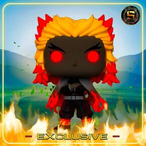 Funko POP! Animation: Demon Slayer - Rengoku Kyojuro (Glow in The Dark) Special Edition Exclusive Vinyl Figure