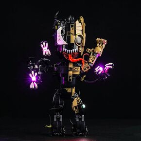 Upgraded Led Light Kit Compatible with Lego 76249 Venomized Building Set, Lights Decoration Compatible with Lego 76249 (Model Not Included)