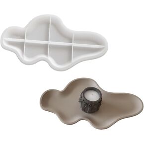 Cloud Silicone Resin Mold,Large Irregular Tray Resin Mold DIY Epoxy Resin Molds,Cloud Resin Coaster Molds for Home Decor
