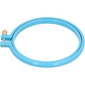 Embroidery Hoops Plastic Colorful Hoop Ring Cross Stitch Embroidery Circle Plastic Colorful Circle Cross Stitch Hoop Ring(5in)