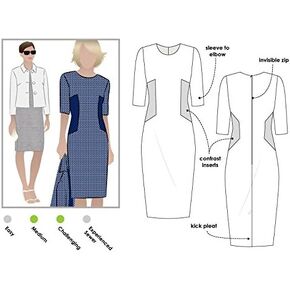 Style Arc Sewing Pattern - Renae Dress (Sizes 04-16)