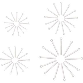 UNICRAFTALE Metal Bar Charms Stainless Steel Bar Pendants Golden & Stainless Steel Color Charms Metal Necklace DIY Pendant for Earrings Jewelry Making