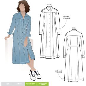 Style Arc Sewing Pattern - Tatum Woven Dress (Sizes 10-22)