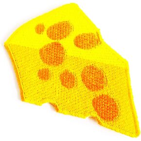 Cheese Butter is a Delicious Toast in The Morning 2X3 in MEGADEE Patch Cartoon Kids Symbol DIY Iron on Patch Iron-On Designer Patch Used for Gifts Crafts Jeans Clothing Fabric