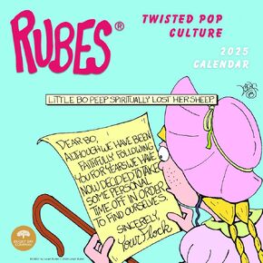 Bright Day Calendars 2025 Rubes Twisted Pop Culture Monthly Wall Calendar (12 x 12 Inch) in Saudi Arabia