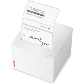 Nemonic AI Label Printer | Inkless Bluetooth Thermal Label Printer for Small Business | Portable Wireless Printer & Durable Shipping Label Maker | MIP-201 Mini Printer Label Machine