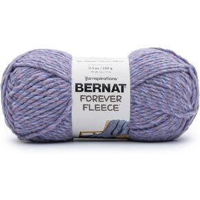 Bernat Forever Fleece Yarn-Violet Haze