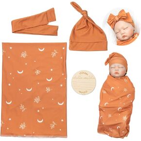 Reborn Baby Doll Clothes Yellow Starlight Blanket for 17-22 Inch Reborn Newborn Baby Doll Clothing