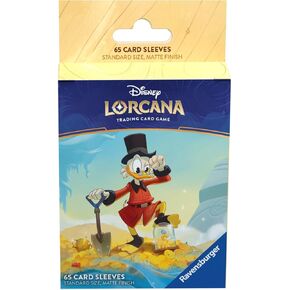 Ravensburger Disney Lorcana TCG Card Sleeves Featuring Scrooge McDuck – Richest Duck in The World by Grace Tran | 65 Protective Sleeves for TCG Decks | Ages 8+