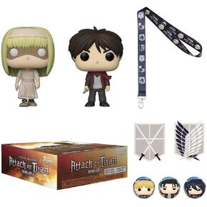 Funko: Attack on Titan - Final Season Collector's Box - Special Edition Exclusive with Ymir Fritz and Child Eren Pop!