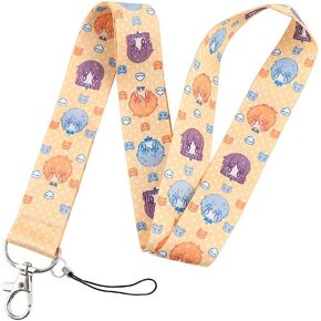 Pinstant Fruits Basket Anime Manga 17.7" Neck Lanyard Keychain Holder ID Badge Mobile Phone Pin Strap