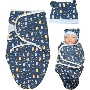 Reborn Baby Doll Clothes Swaddle Blanket Cute Bear Design Bath Blanket for 17-22 Inch Reborn Dolls Fake Baby Clothes Accessories 2-Pieces Pack in Kuwait