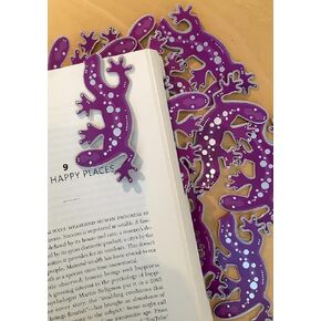 Lizard Clip Bookmarks for Kids Students Cool Cute Animal Set of 10 Bulk Bookmark Funny Wacky Classroom Reading Incentives Library Rewards Novelty Party Favors Fun Prizes for Summer Reading Programs