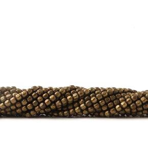 Beads of Cambay | 2mm Bright Copper Plain Round Beads | Jewelry Making Supplies | for Bracelet Necklace Earrings Anklet | DIY Charms | 8 inches 104pcs
