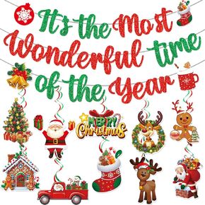 لافتة عيد الميلاد زينة حفلات عيد الميلاد إنها أروع وقت في السنة مع زينة عيد الميلاد المعلقة لديكورات عيد الميلاد المضحكة وديكورات العطلات in Kuwait