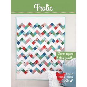 Frolic Baby Quilt Pattern by Cluck Cluck Sew