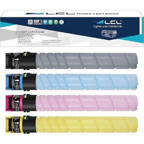 LCL Compatible Toner Cartridge Replacement for Konica Minolta TN626 TN-626K TN626K TN626C TN626M TN626Y ACV1130 ACV1430 ACV1330 ACV1230 bizhub C450i C550i C650i Printers (4-Pack KCMY)