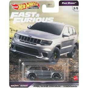 DieCast Hotwheels Grand Cherokee Trackhawk - 2021 Fast & Furious Fast Stars 3/5 [رمادي] مقياس 1:64 ممتاز