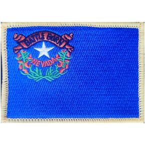 1 PCS New Jersey Flag 1 Patches Iron On or Sew On Embroidered Tactical Military National New Jersey Patch (New Jersey)