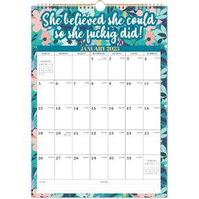 2025 Calendar - Funny Calendar 2025 Wall Calendar, 2025 Wall Calendar from Jan. 2025 - Dec. 2025, 12" x 17", Funny Calendar with Premium Paper