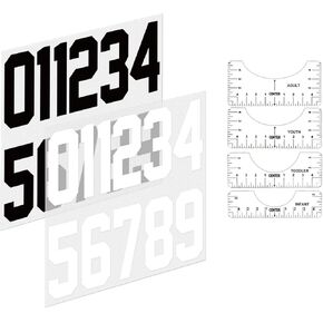 Iron on Letters,Iron on Numbers,Letters with A-Z and 0-9 Iron on Letters for Fabric,Iron on transfers for Tshirts Sports Clothing Designs DIY Craft Decorate.