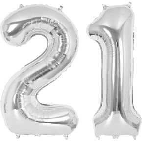 40 Inch Number Balloons 2 Gold Big Giant Jumbo Number Foil Mylar Balloons for 2th Birthday Party Supplies Anniversary Events Decorations (Gold-2)