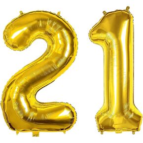 40 Inch Number Balloons 2 Gold Big Giant Jumbo Number Foil Mylar Balloons for 2th Birthday Party Supplies Anniversary Events Decorations (Gold-2) in Saudi Arabia