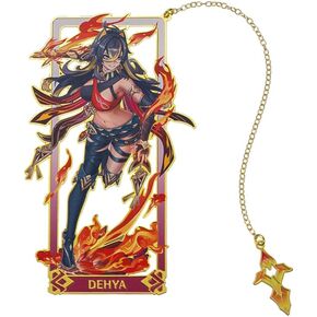 Genshin Raiden Shogun Bookmark - Xiao, Kazuha, Hutao, Raiden Shogun, Zhongli, Venti, Keqing Tassels Genshin Book Marks Gifts for Students Scholar Reading