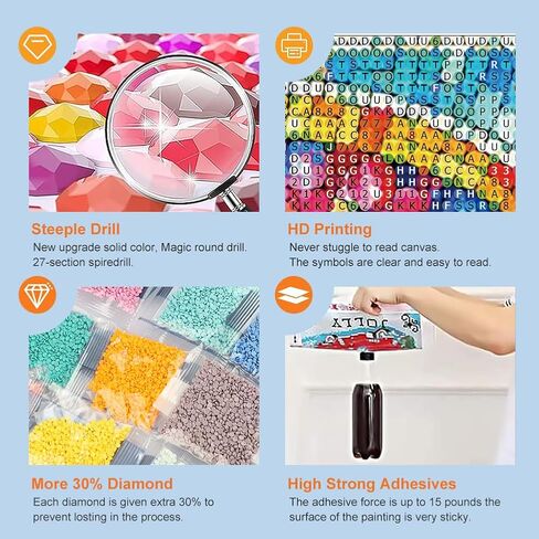 Acudotr Diamond Painting Kits for Adults, 5D DIY Diamond Art Kits for Beginners, Full Drill Diamond Painting Kits for Home Wall Decor, Tree of Life, 12x12 Inch in Saudi Arabia