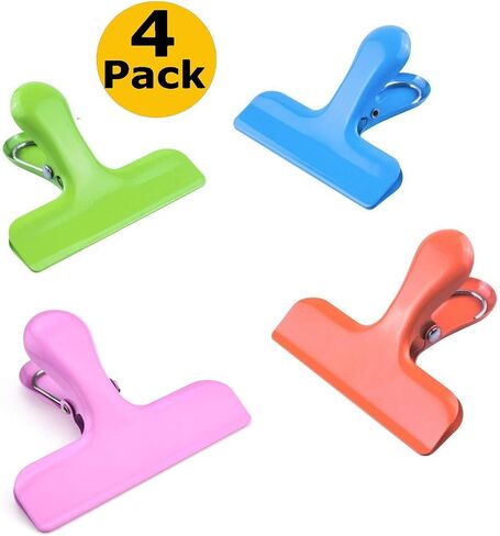 Croc Jaws Chip Clips, Stainless Steel, 3 Inches, Pack of 8, Multicolor in Saudi Arabia