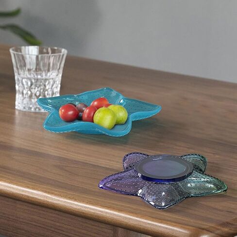 2 قطعة صينية نجم البحر قالب سيليكون قالب صينية المجوهرات قالب حامل شمعة راتنجات الايبوكسي قالب صينية قالب المحيط موضوع ديكور المنزل عرض الحلي حاوية تخزين قالب الطبق للأسمنت الخرساني الإبداعي in Kuwait