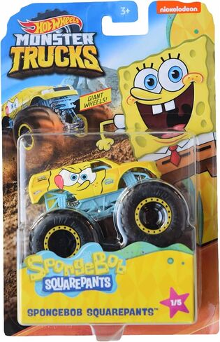 Hot Wheels Monster Trucks Spongebob Squarepants - Giant Wheels 1/5 in Saudi Arabia