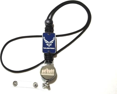 Paracord Lanyard: USMC Lanyard, Marines Lanyard, US Marines Lanyard, Military Lanyard, Paracord Lanyard, Neck ID Lanyard with Retractable Reel in Saudi Arabia