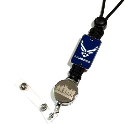 Paracord Lanyard: USMC Lanyard, Marines Lanyard, US Marines Lanyard, Military Lanyard, Paracord Lanyard, Neck ID Lanyard with Retractable Reel in Saudi Arabia